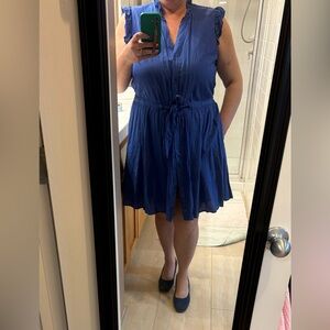 Blue Sleeveless Dress